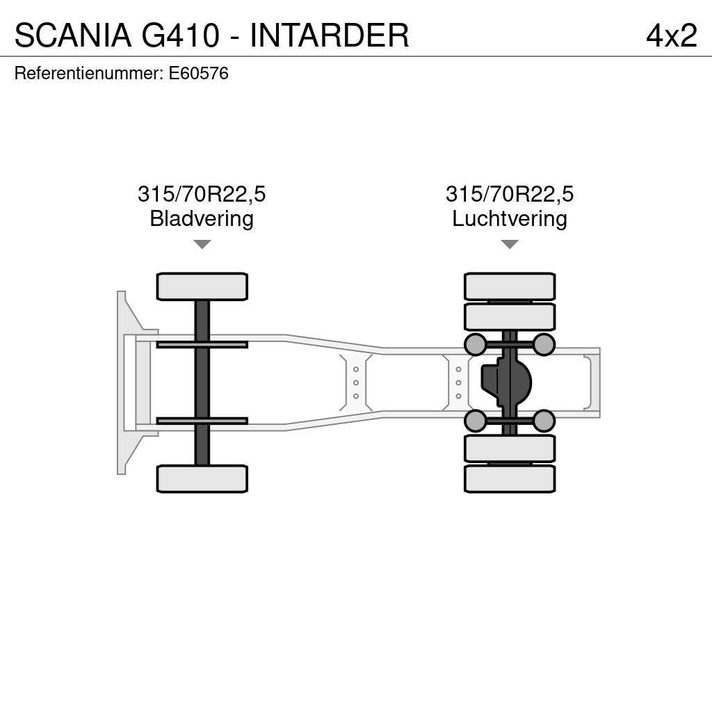Scania G410 - INTARDER Sadulveokid