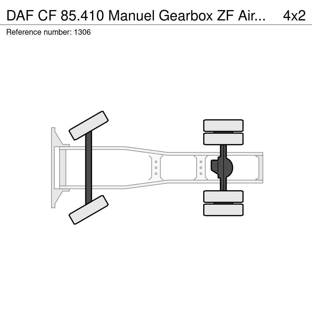 DAF CF 85.410 Manuel Gearbox ZF Airconditioning SpaceC Sadulveokid