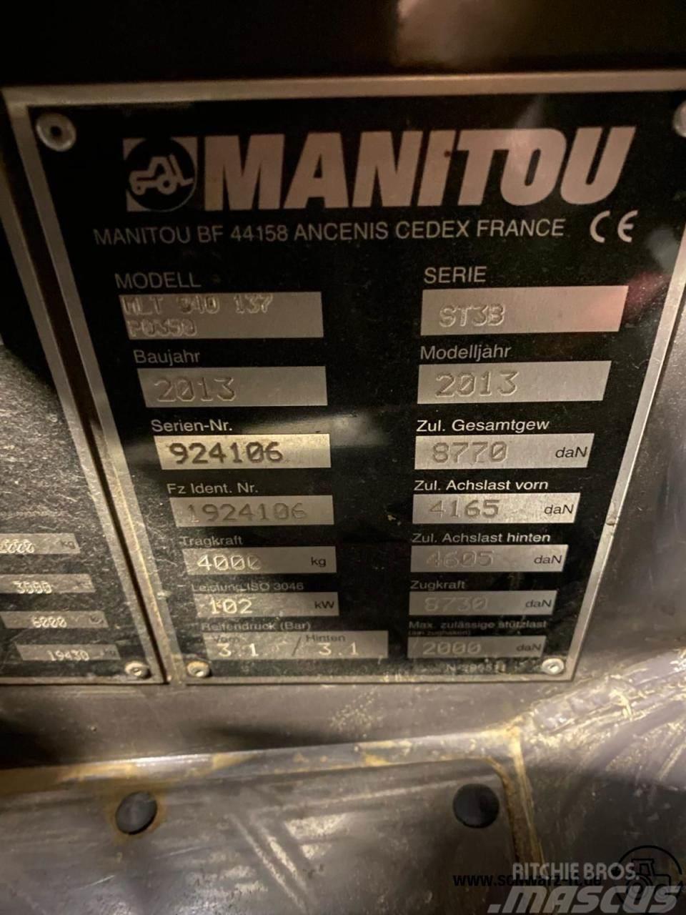 Manitou MLT 840-137 *neue Reifen* Teleskoop poomtõstukid