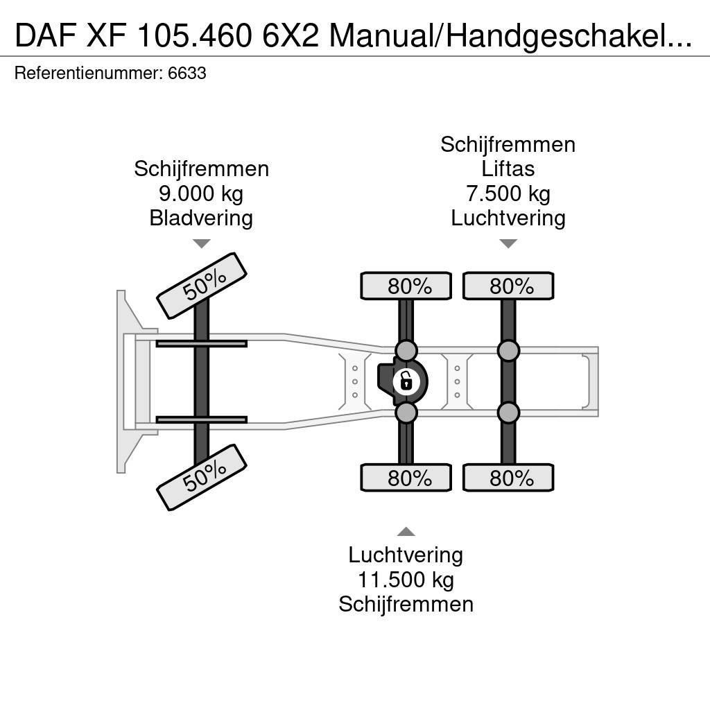 DAF XF 105.460 6X2 Manual/Handgeschakeld 25 ton NCH Sy Sadulveokid