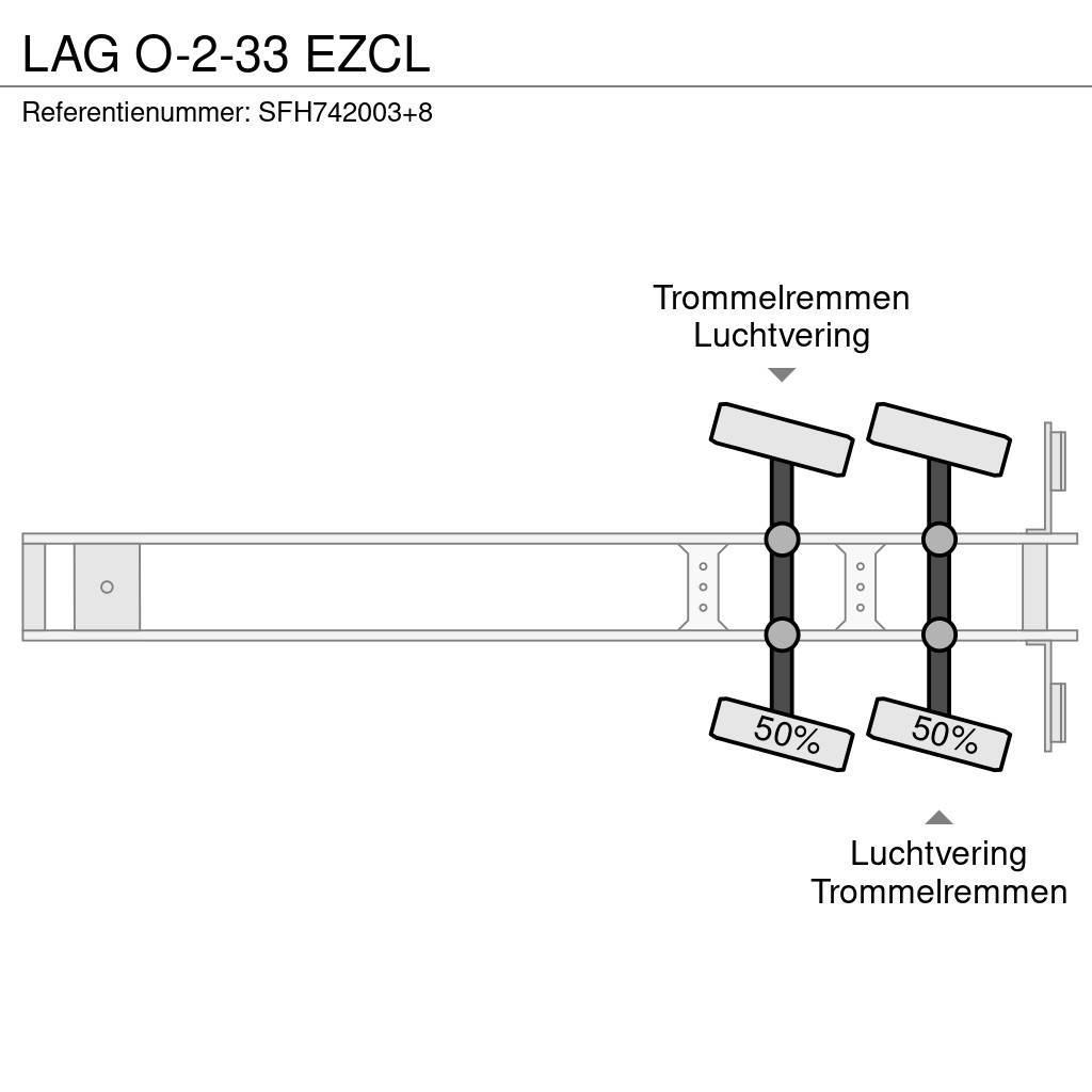 LAG O-2-33 EZCL Külmikpoolhaagised