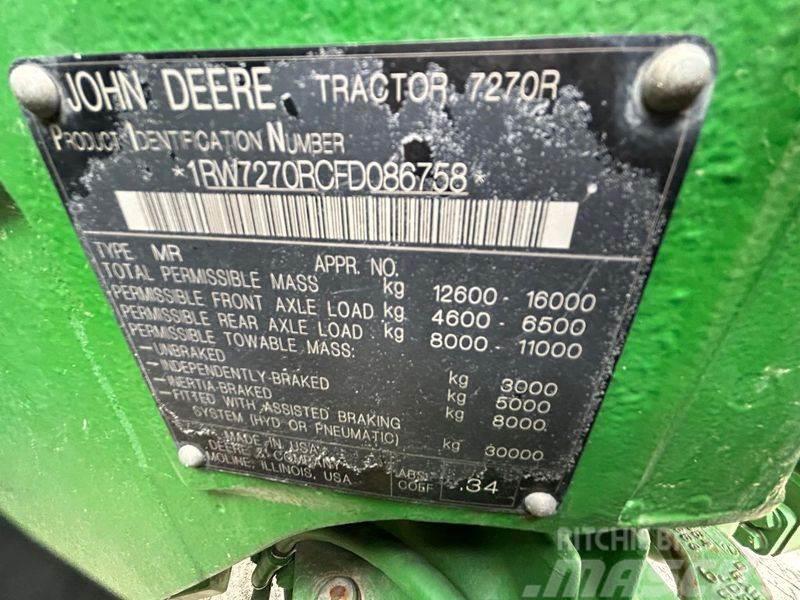 John Deere 7270R Traktorid