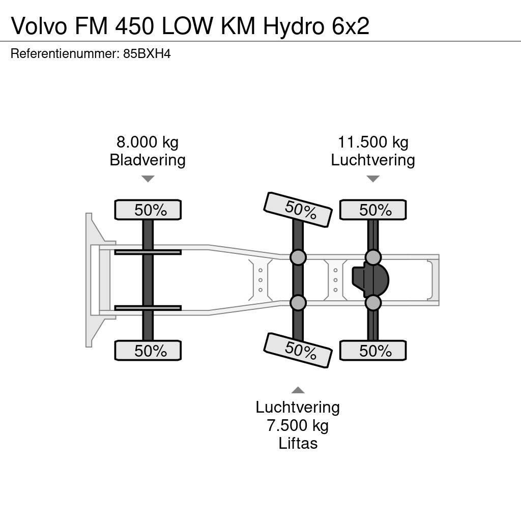 Volvo FM 450 LOW KM Hydro 6x2 Sadulveokid
