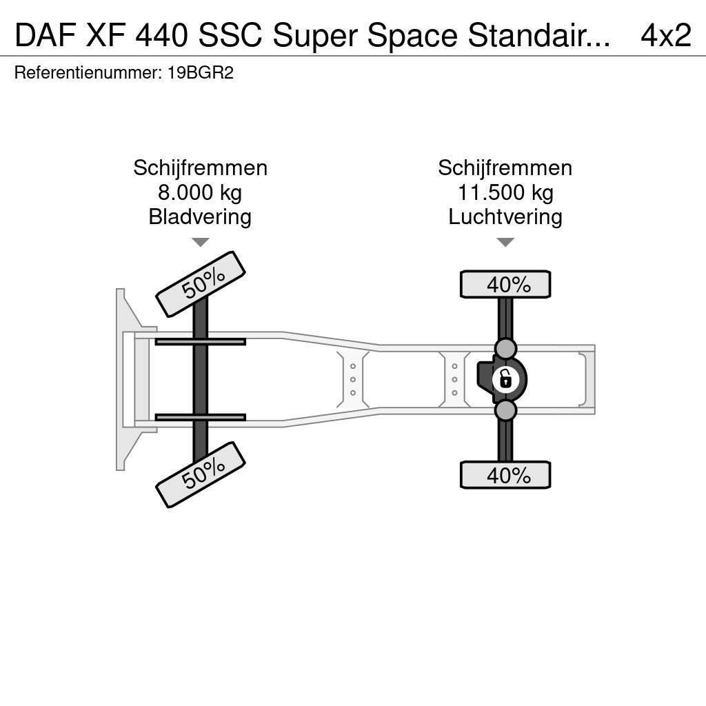 DAF XF 440 SSC Super Space Standairco Hydraulic ACC NL Sadulveokid