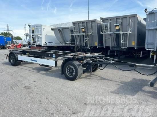 KRONE AZ, MAXI-LAFETTE BPW-ACHSEN Containerframe trailers