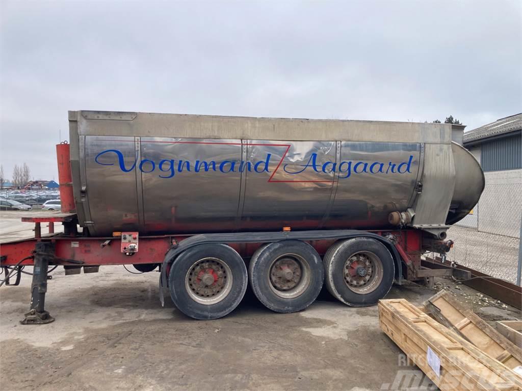 Kel-Berg Asphalt drawbar trailer + asphalt truck load Muu