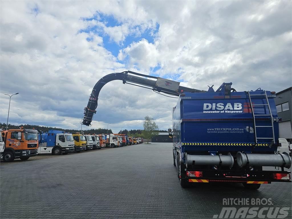 Scania DISAB ENVAC Saugbagger vacuum cleaner excavator su Prügiautod