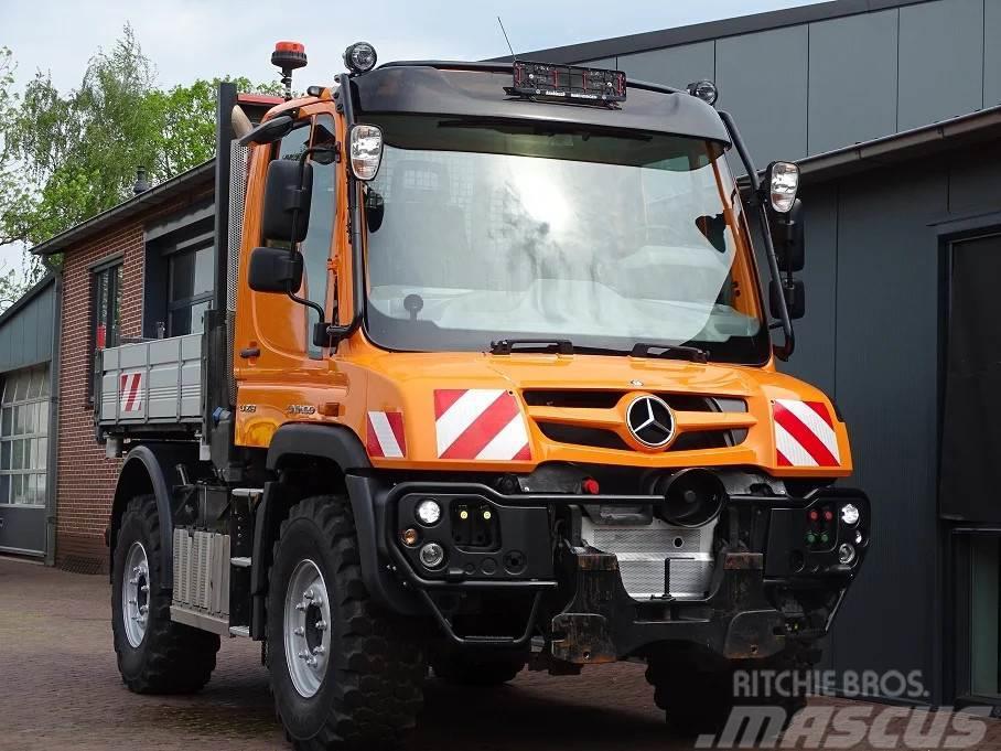 Unimog U218 4X4 3 ZITS HYDRAULIK ZAPFWELLE CAMERA 21TKM Tractors