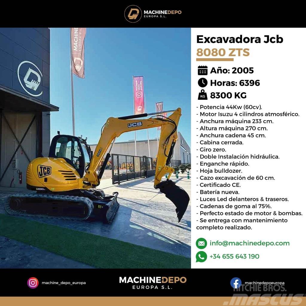 JCB 8080 ZTS Midi excavators  7t - 12t
