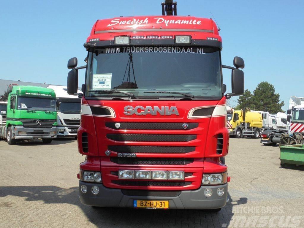 Scania R730 V8 + Euro 5 + Loglift 115Z + 6X4 + DISCOUNTED All terrain cranes