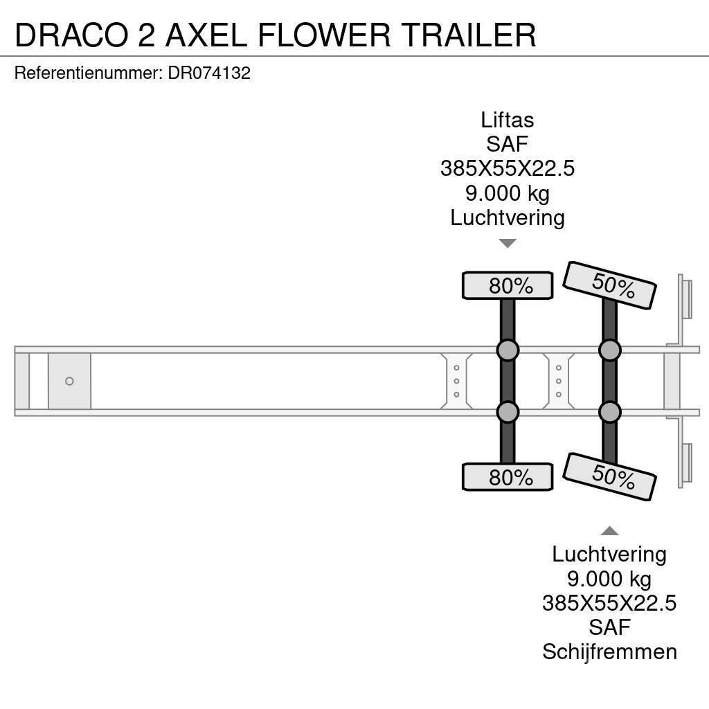 Draco 2 AXEL FLOWER TRAILER Temperature controlled semi-trailers