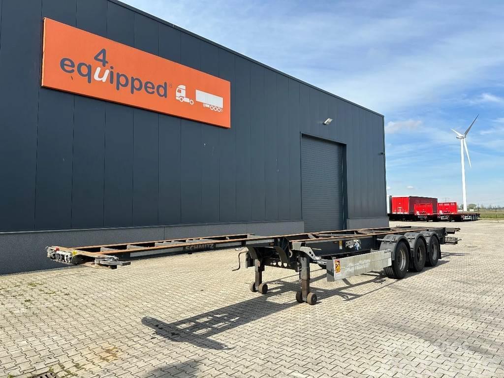 Schmitz Cargobull 45FT HC, empty weight: 4.240kg, BPW+drum, NL-chass Containerframe semi-trailers
