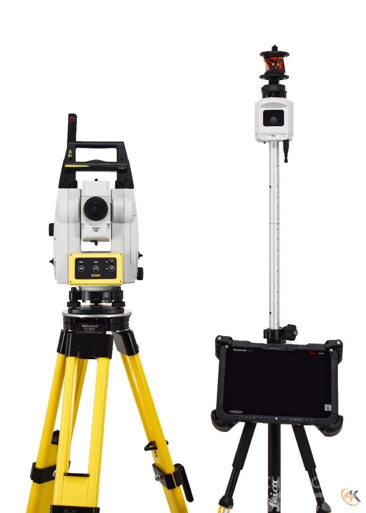 Leica iCR70 5" Robotic Total Station, CC200 & iCON, AP20 Other components
