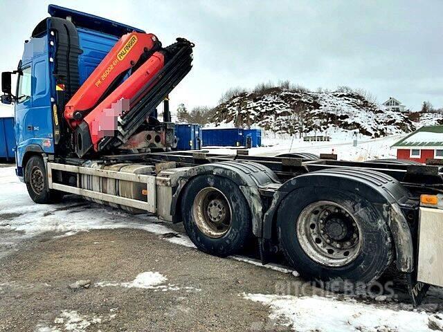 Volvo FH540 *6x2 *PALFINGER PK 26002 (2017y.) *8 section Flatbed / Dropside trucks