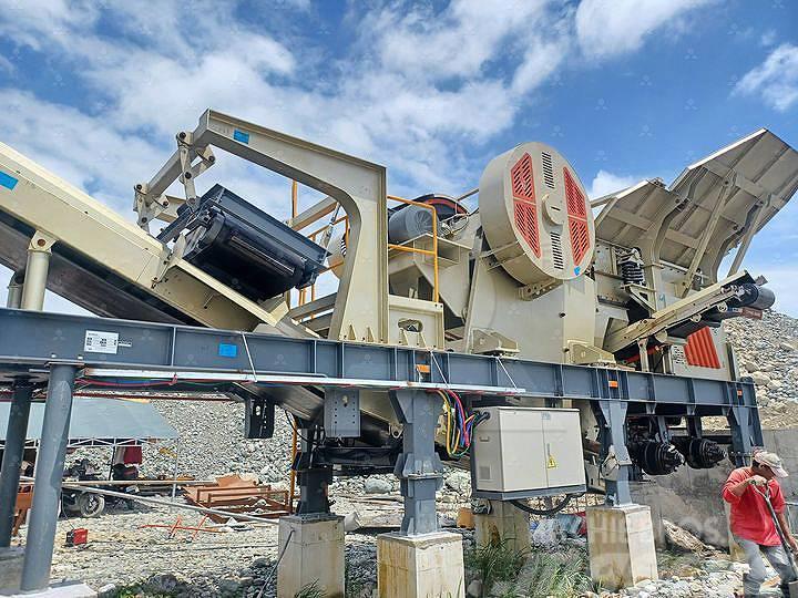 Liming NK75J mobile jaw crusher with cone crusher Mobile crushers