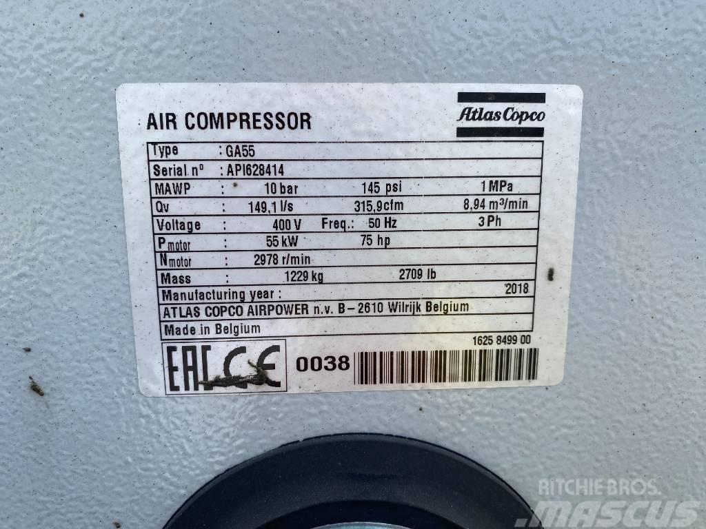 Atlas Copco GA 55 Compressors