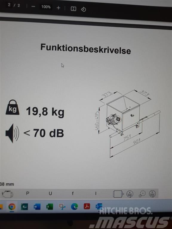 Funki 60 mm optagerstation 2 stk. Other livestock machinery and accessories