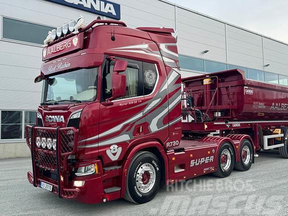 Scania R 730 A6x4NB Tipptrekker med 2020 mod Carnehl Tipp Tractor Units