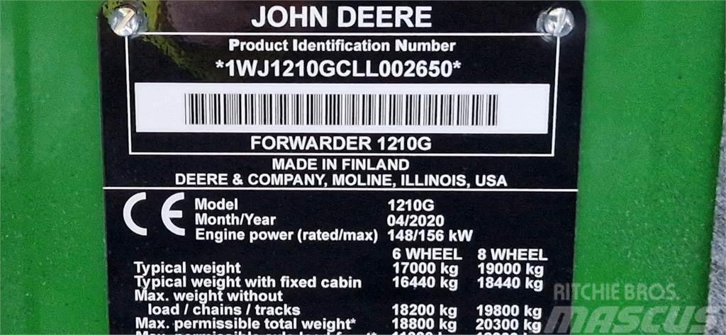John Deere 1210G Forwarders