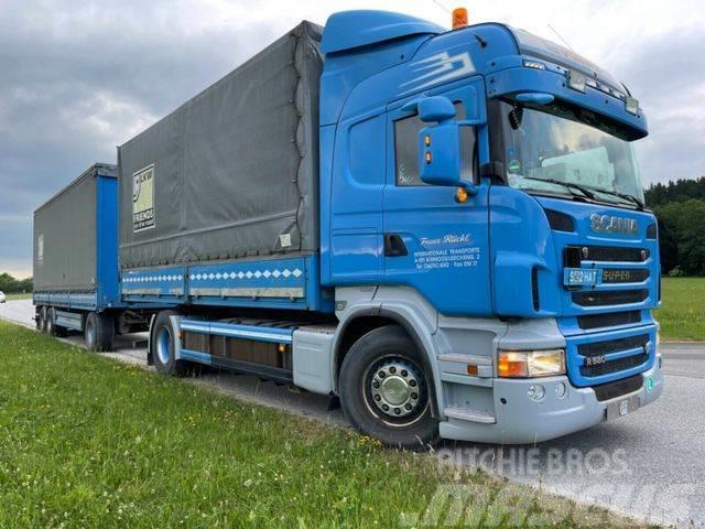 Scania R500 V8 Top 1 Hand ohne Anhänger Curtainsider trucks