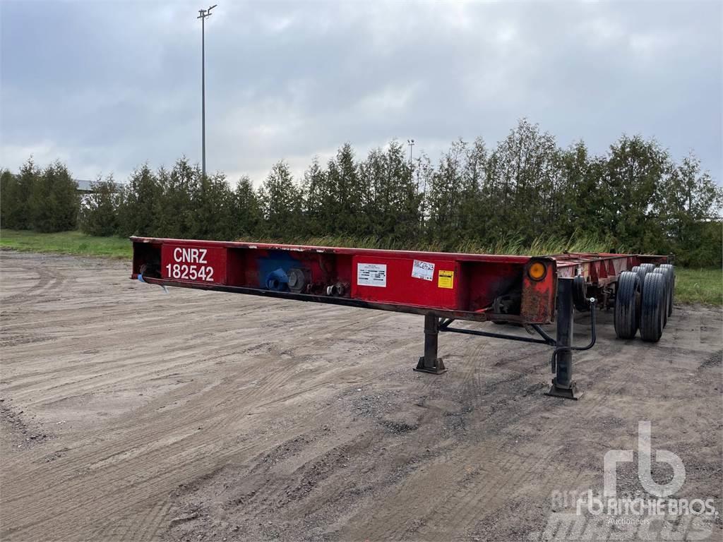 Max Atlas Tri/A Extendable 40ft - 53ft Containerframe trailers