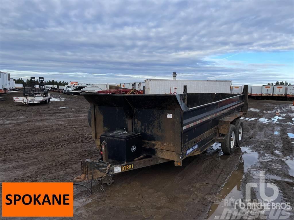 sure-trac 16 ft T/A Dump Vehicle transport trailers