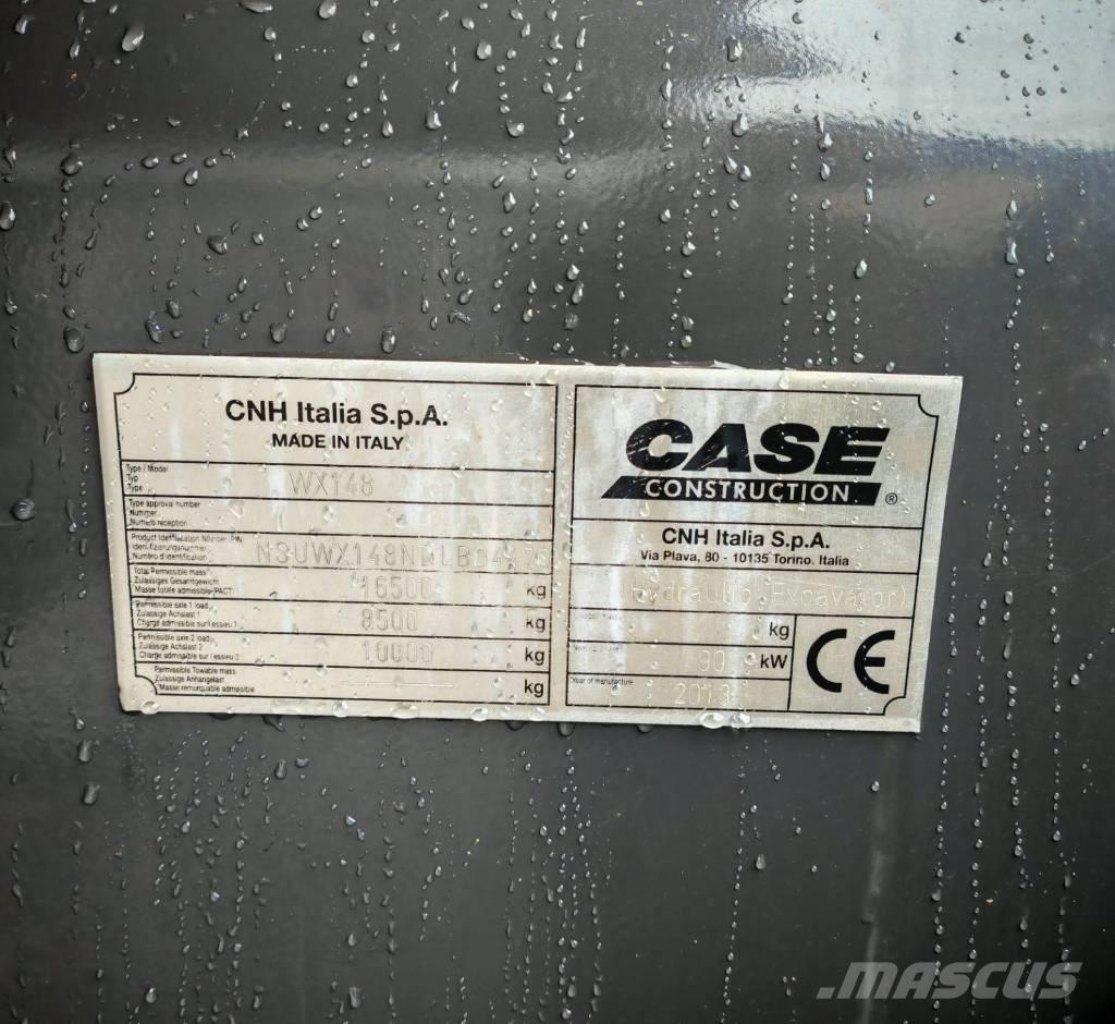 CASE WX 148 Ratasekskavaatorid