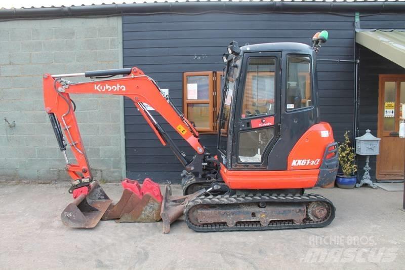 Kubota KX 61-3 Miniekskavaatorid < 7 t