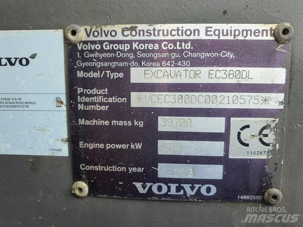 Volvo EC 380 D L Roomikekskavaatorid
