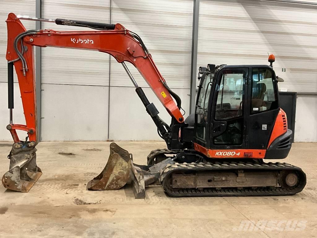 Kubota KX 080-4 Väikeekskavaatorid 7t-12t