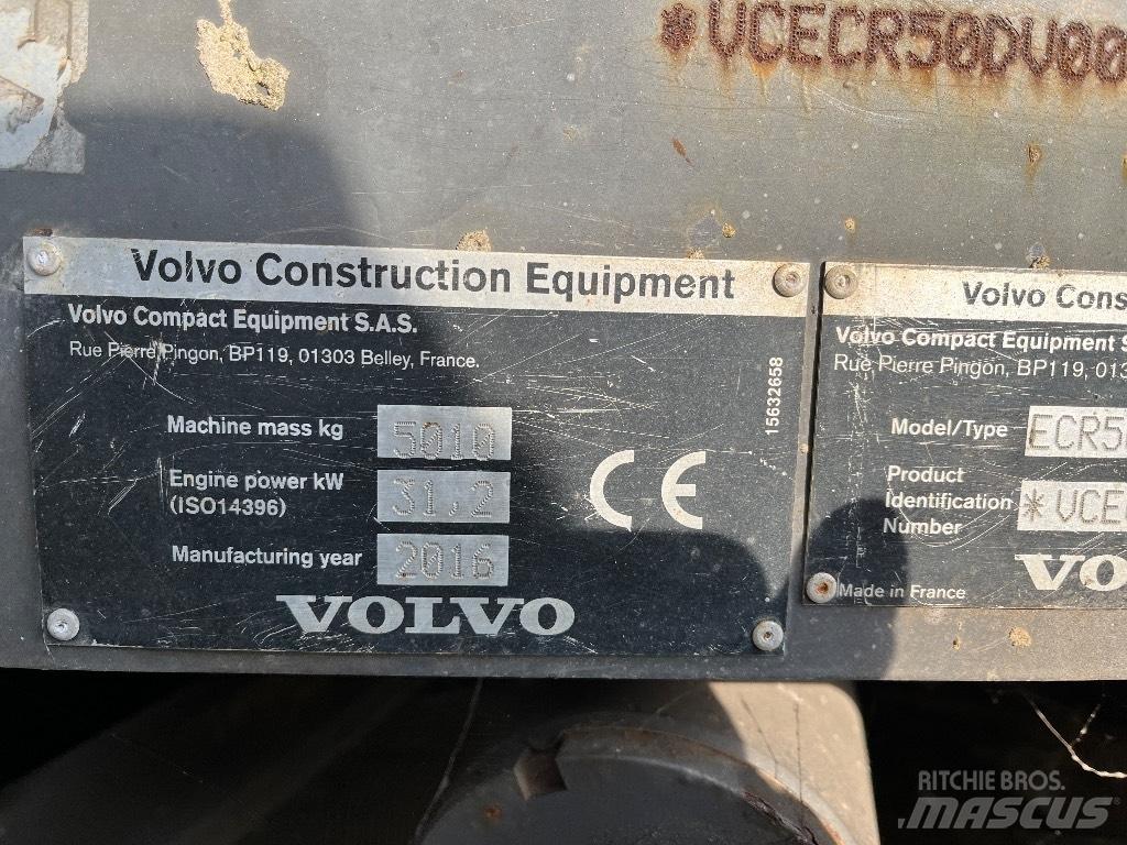 Volvo ECR 50 D Miniekskavaatorid < 7 t