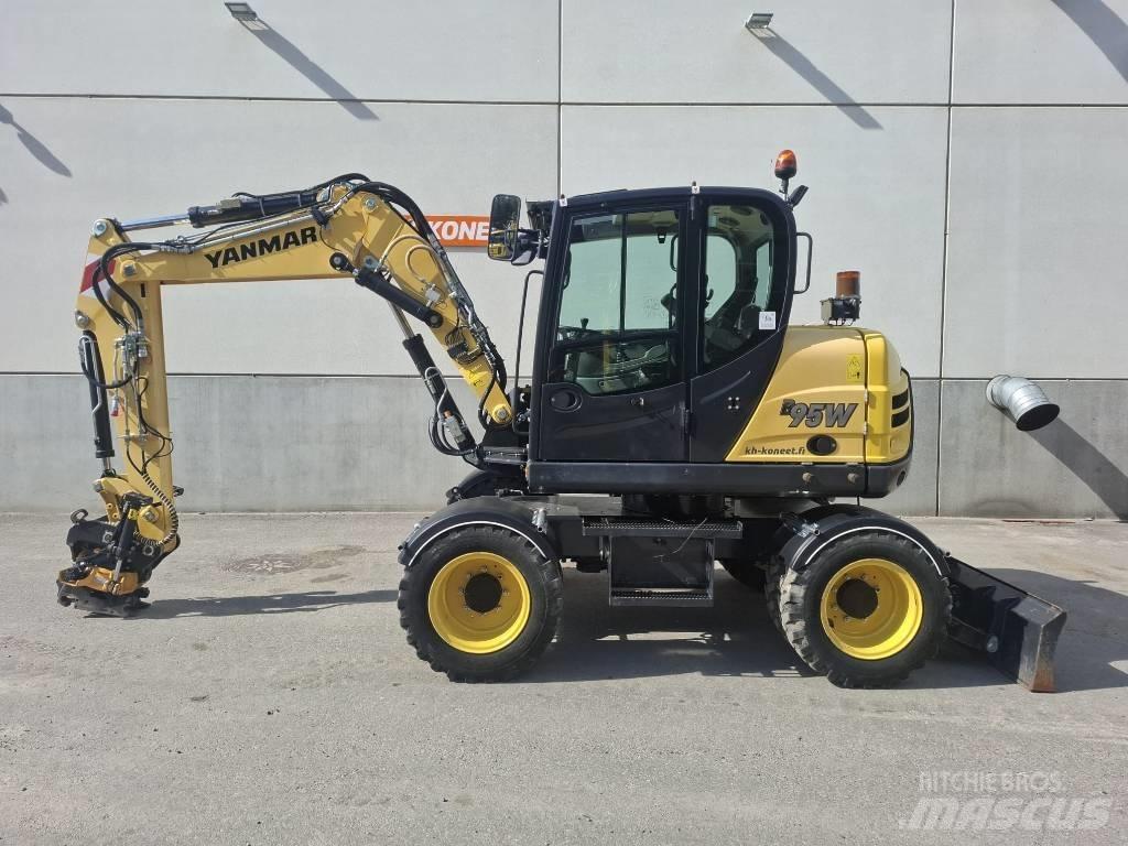 Yanmar B 95 W Ratasekskavaatorid
