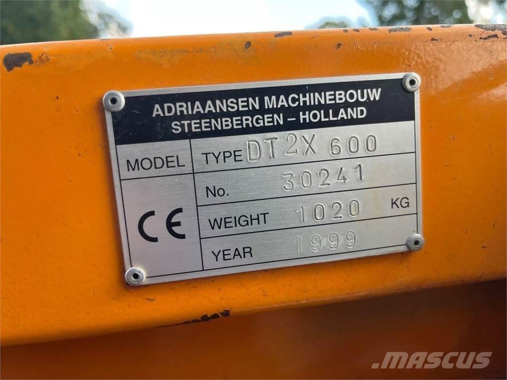 Baselier DT 2x 600 Tornhoidlate tühjendusseadmed