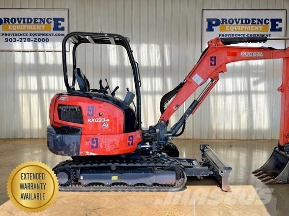 Kubota KX033-4 Miniekskavaatorid < 7 t
