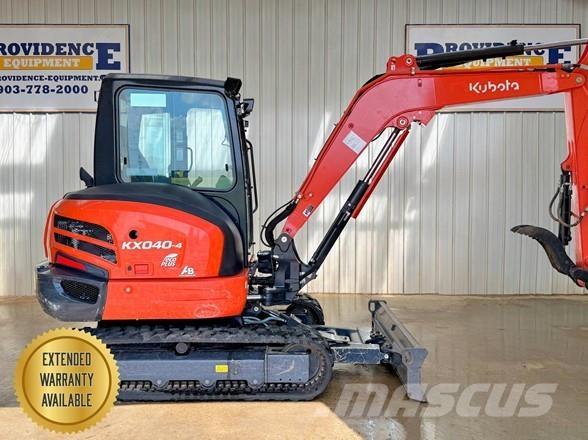 Kubota KX040-4 Miniekskavaatorid < 7 t