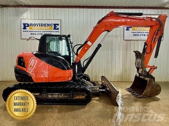 Kubota KX080-4 Roomikekskavaatorid