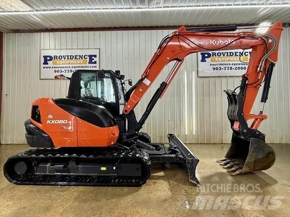 Kubota KX080-4 Roomikekskavaatorid