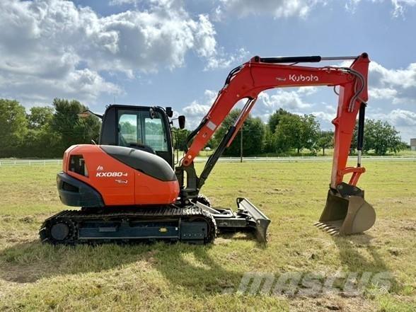 Kubota KX080-4 Roomikekskavaatorid