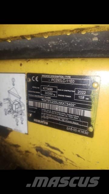 Komatsu PC 290 LC-11 Roomikekskavaatorid