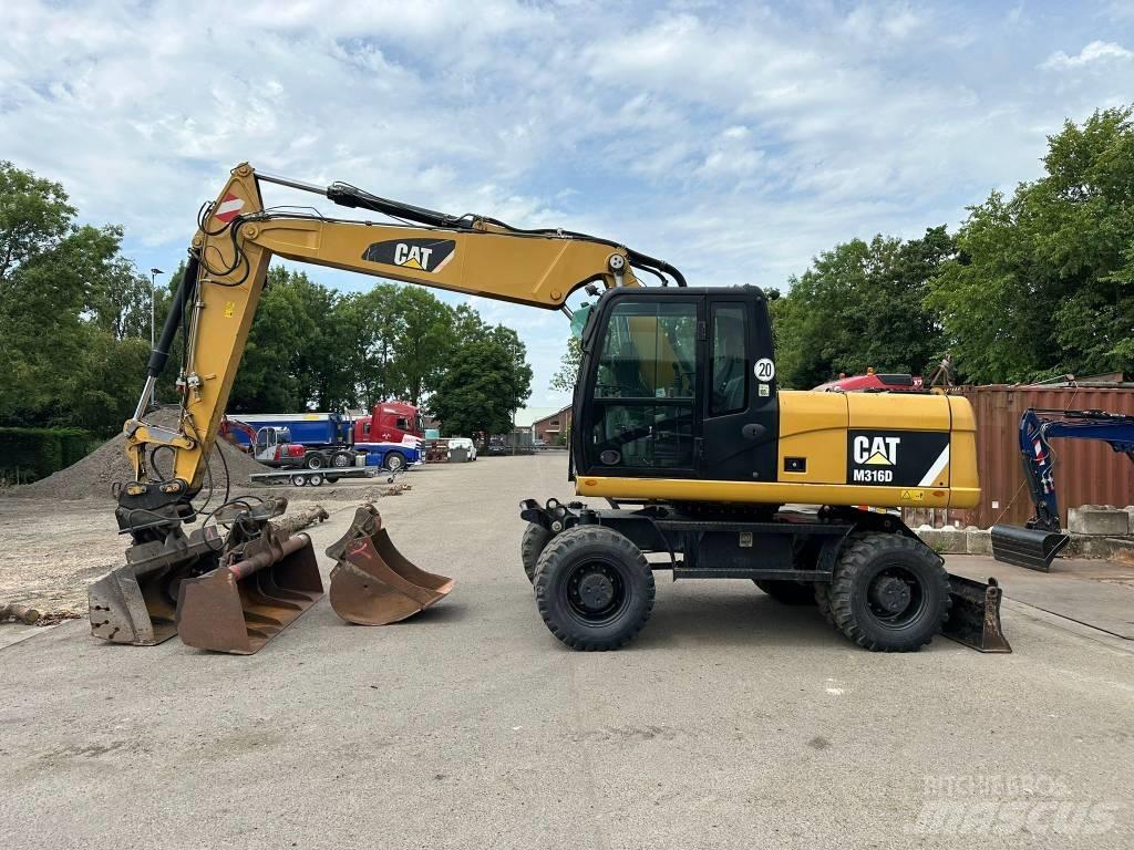 CAT M 316 D Ratasekskavaatorid