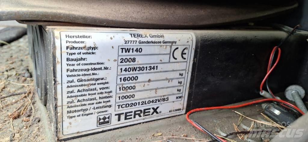 Terex TW 140 Ratasekskavaatorid