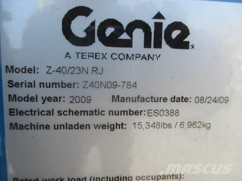 Genie Z 40/23 N RJ Iseliikuvad poomtõstukid