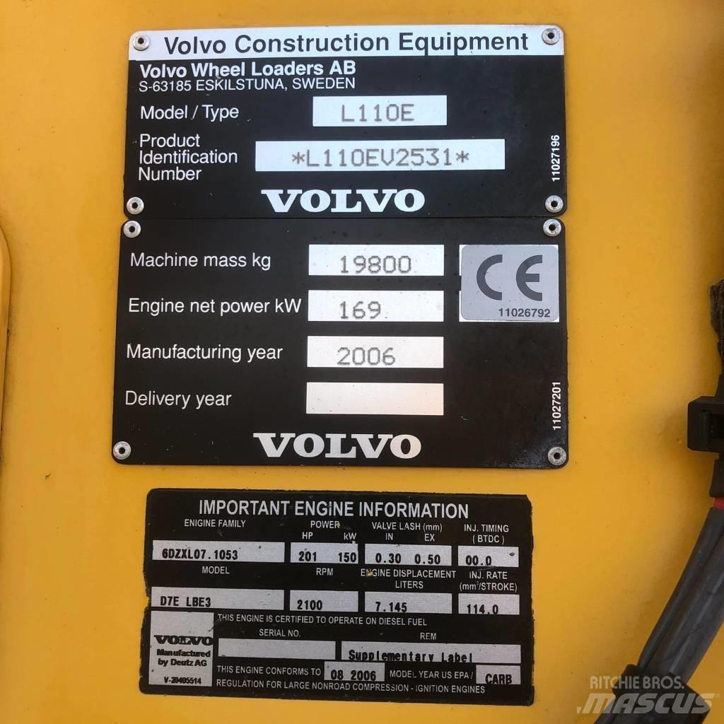 Volvo L 110 E Rataslaadurid