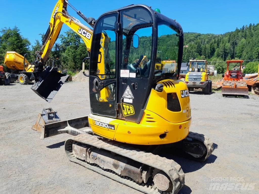 JCB 8018 i 8030 ZTS Miniekskavaatorid < 7 t