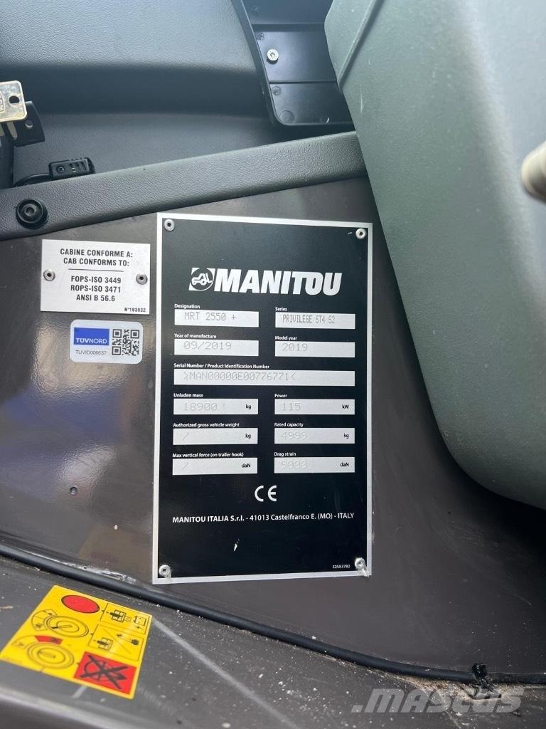 Manitou MRT 2550 Teleskooplaadurid