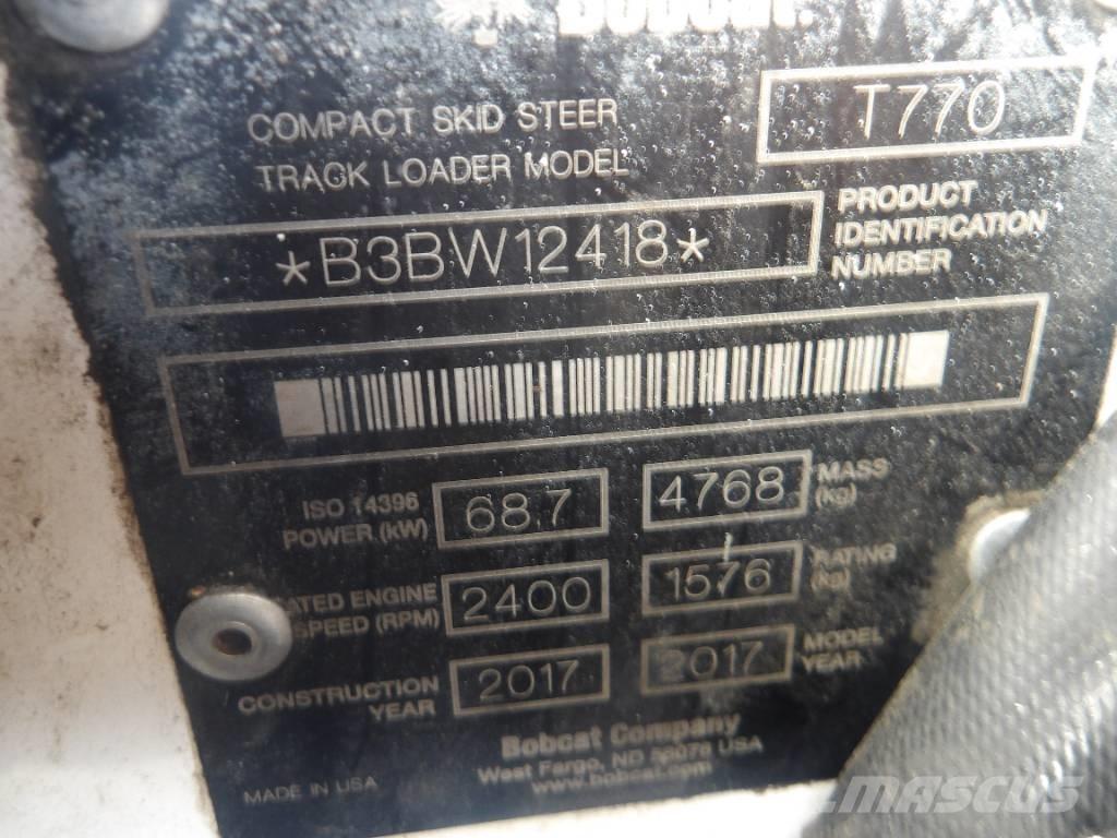 Bobcat T 770 Roomiklaadurid
