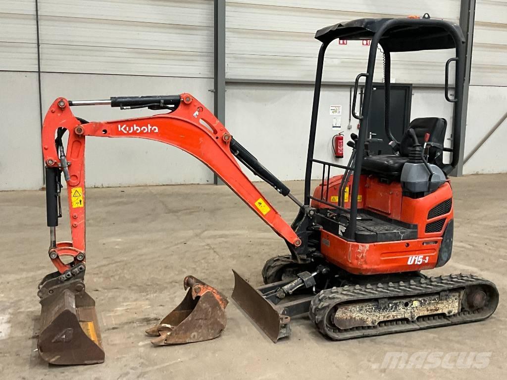 Kubota U 15-3 Miniekskavaatorid < 7 t