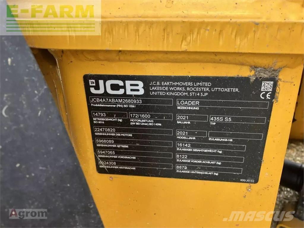 JCB 435 s agri Miniekskavaatorid < 7 t