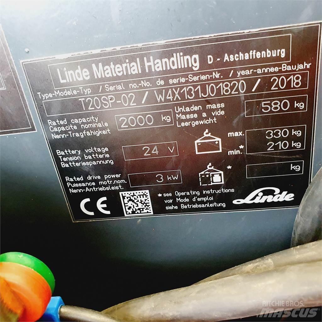 Linde T20SP kurz Elektriline alusesiirdaja