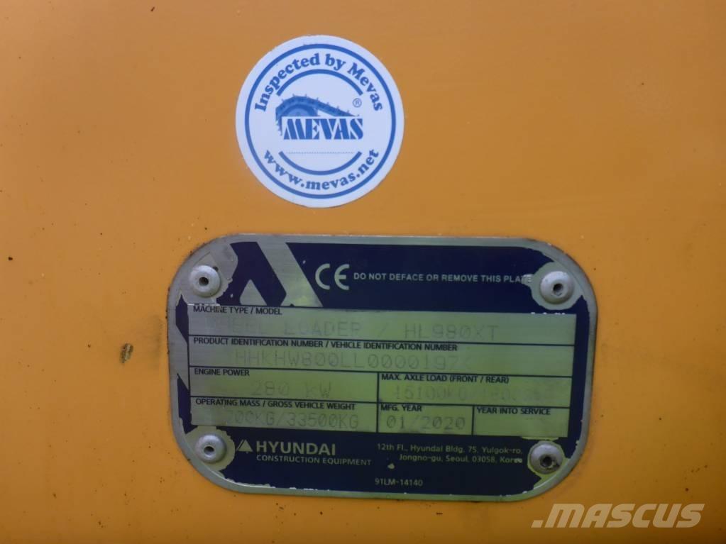 Hyundai HL980XT Rataslaadurid